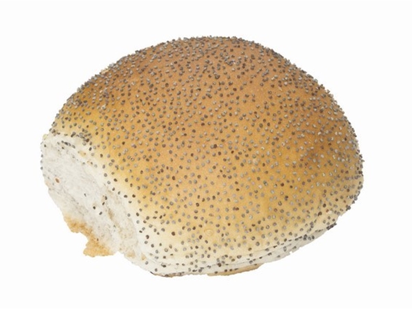 Ronde broodjes maanzaad