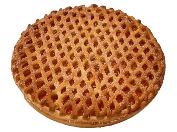 Abrikozen vlaai gerezen