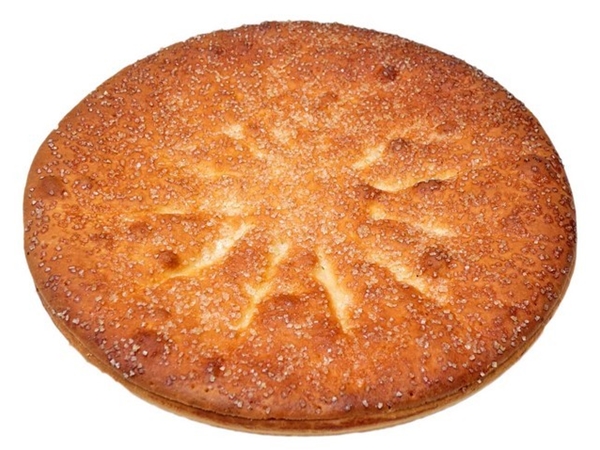 Rode pruimen vlaai gerezen