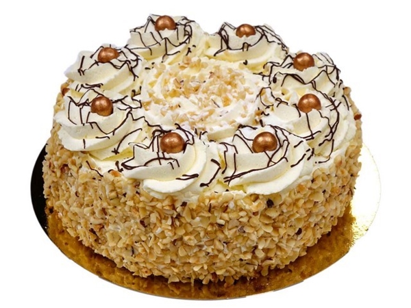 Hazelnootschuim taart groot